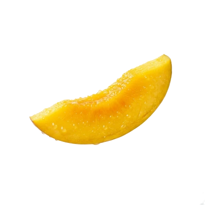Rebanada de mango maduro