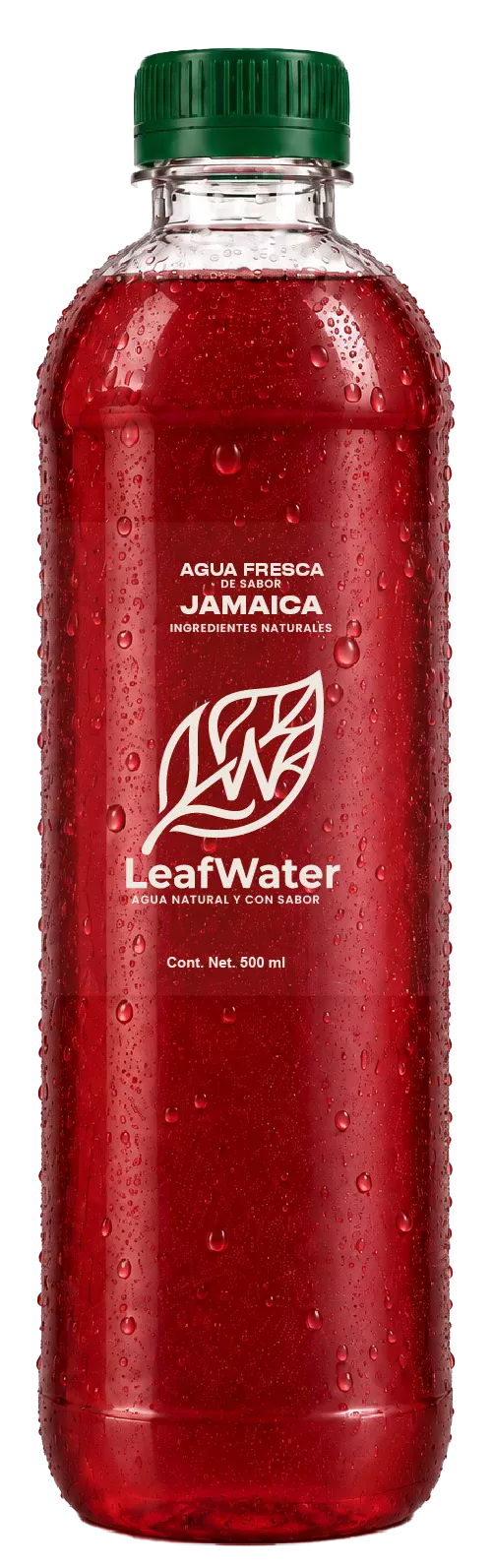 Agua Leaf Water sabor Jamaica