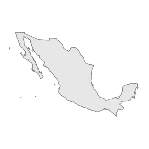 Mapa de la República Mexicana - Cobertura Leaf Water
